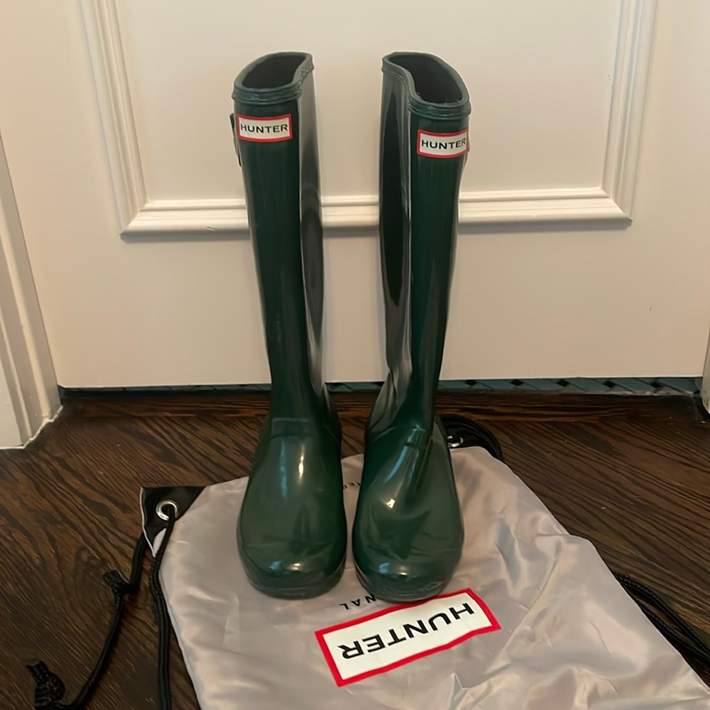 Hunter Original Tall Rain Boots Size 7